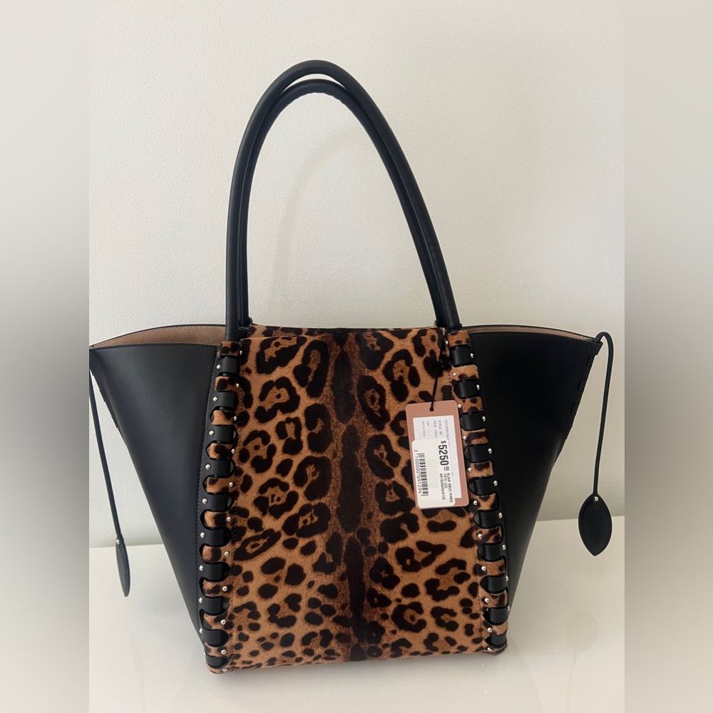 ❌SOLD❌ New $5,250 ALAIA Le Hinge Leopard-Print Calf Hair Tote Bag Handbag - Picture 10 of 16